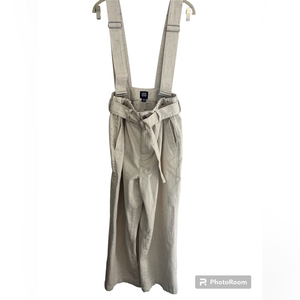 Cream colored overalls